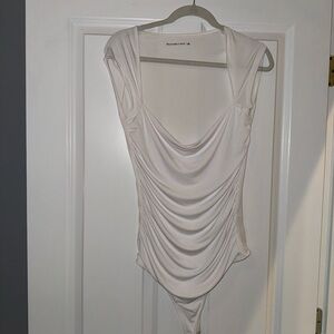 Abercrombie white body suit